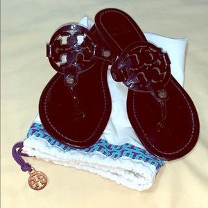 Tory Burch black Miller sandals